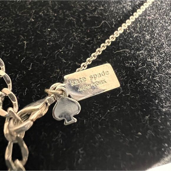 Kate Spade Silver D Initial Necklace - Picture 4 of 6